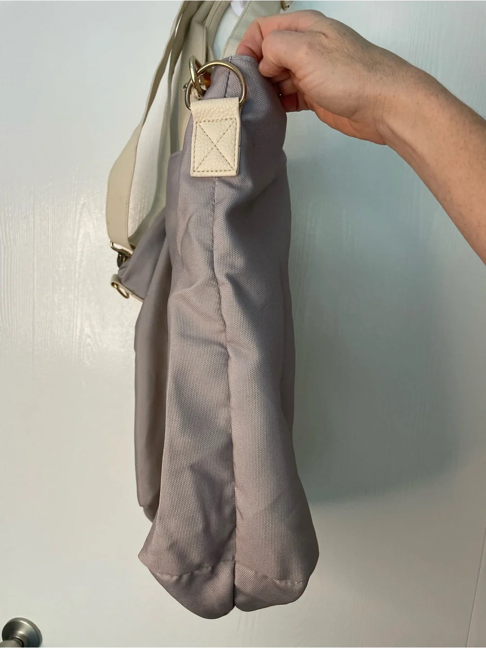Kindred Bravely Gray Hospital & Diaper Tote Bag
